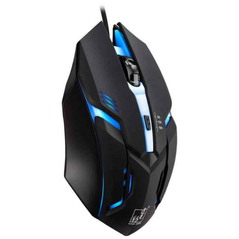 Мышь K2 Gaming USB LED-подсветка 800/1200/1600 dpi Black (101356)