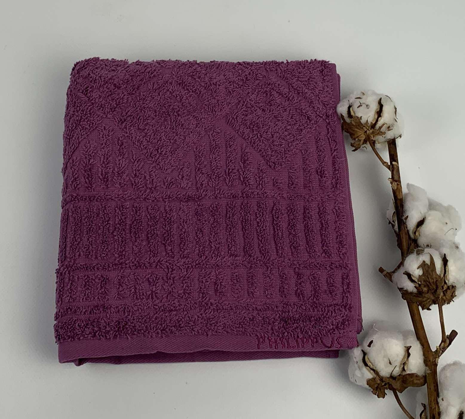 Полотенце Philippus Platinum Cotton Manila E991 50x90 см Фиолетовый (CN30973)