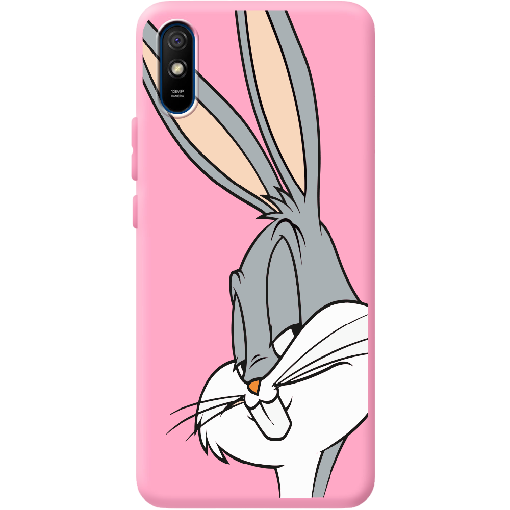 Чехол BoxFace Xiaomi Redmi 9A Lucky Rabbit Розовый силикон (40304-bk81-41931)
