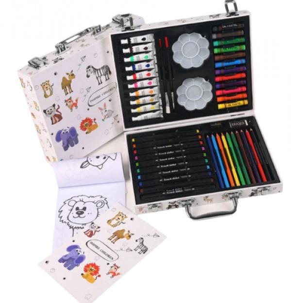 Набор детский художественный в крепком алюминиевом кейсе 68 пр. (2104618608)