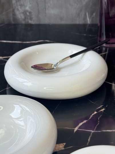 Тарілка Кам'яне коло 16,5 см Білий (OS-101-0510A) - фото 2