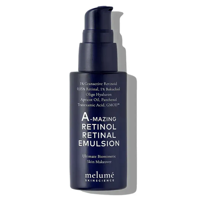 Ночная микроэмульсия с ретиноидом и ретиналем Melume A-mazing Retinol Retinal Emulsion 30 мл