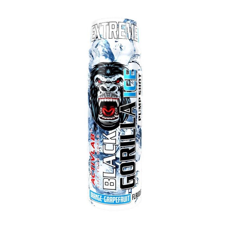 Передтренувальний шот без кофеїну ACTIVLAB Black Gorilla Ice Pump Shot 80 мл Апельсин/Грейпфрут