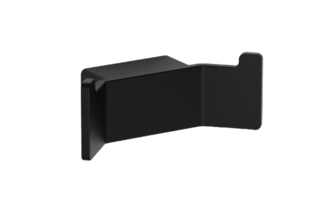 Крючок двойной Decor Walther CONTRACT HAK2 Черный (0650460) Крючок двойной Decor Walther CONTRACT HAK2 Черный (0650460)