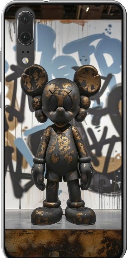 Чехол на Huawei P20 Bronze kaws v2 (6098t-1396-42517)