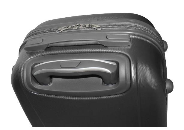 Чемодан пластиковый Fly 310 S на 4 колесах Серый (CEKRBFL310SM4SER) - фото 7