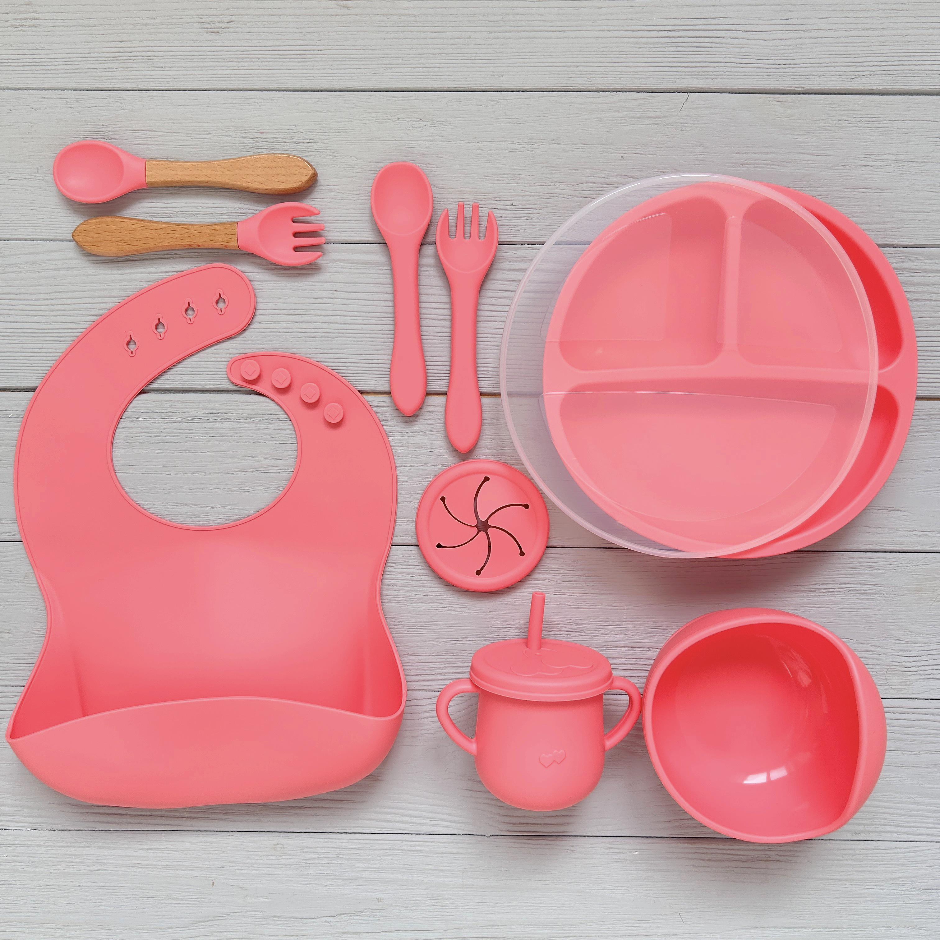 Детская посуда для кормления RNSHW Y14 img_e8065 Малиновый (65932)