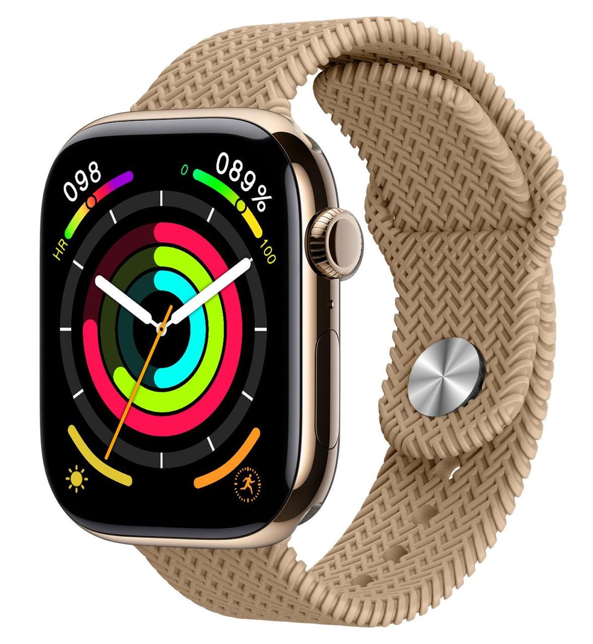 Смарт-часы HK10 Pro Max AMOLED Bluetooth Золотой (30644198) - фото 2