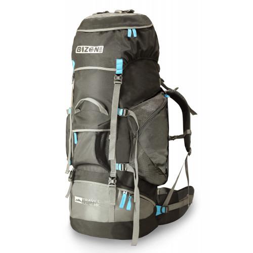 Туристичний рюкзак Travel Extreme BIZON 100 л Black/Blue - фото 1