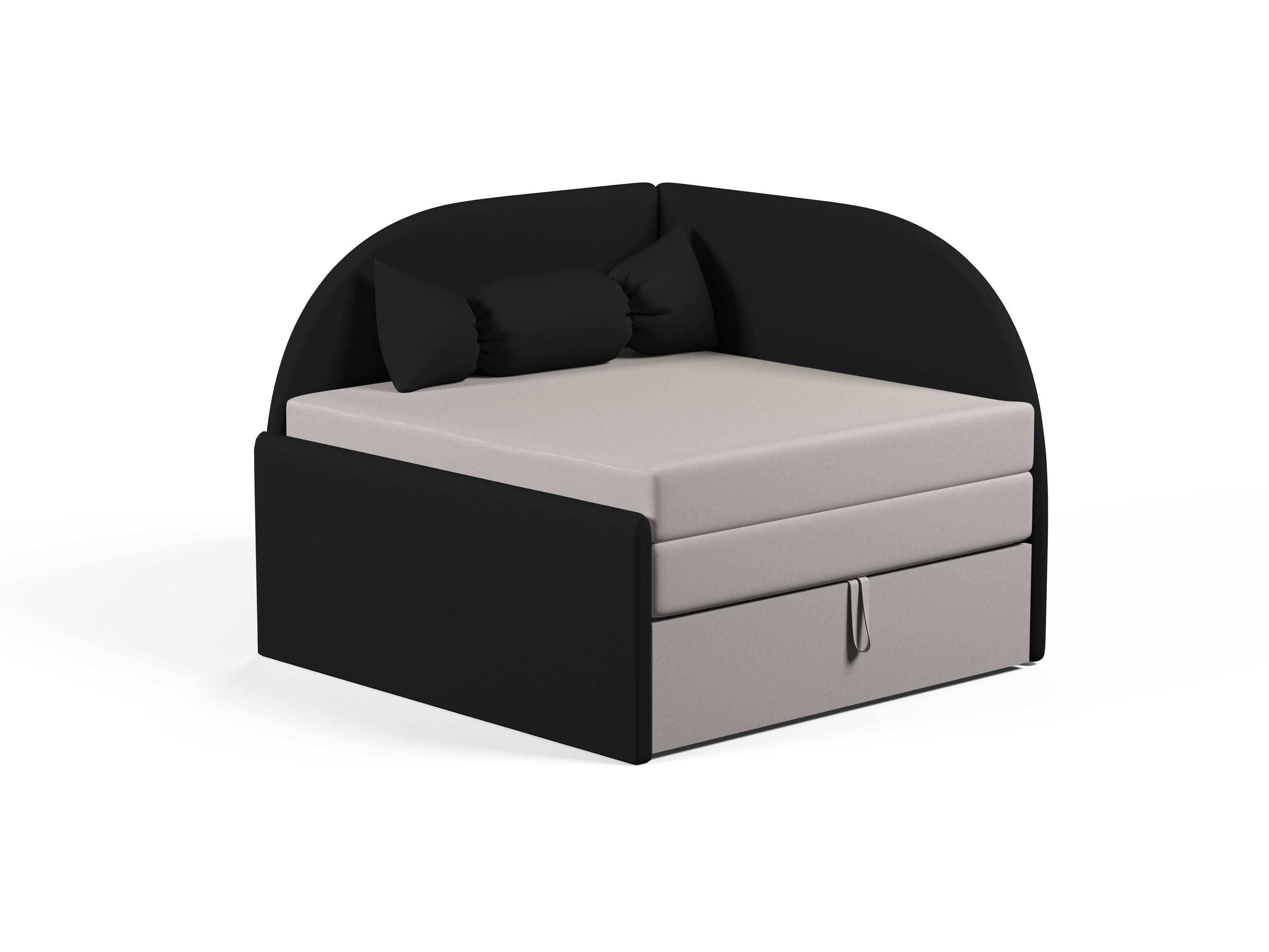 Диван-мини раскладной Viorina-Deko Etna Малютка 01 ЛДСП/ткань Черный