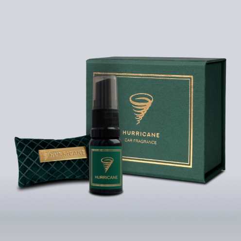 Автомобильный ароматизатор Hurricane Премиум Зеленый (24996423)