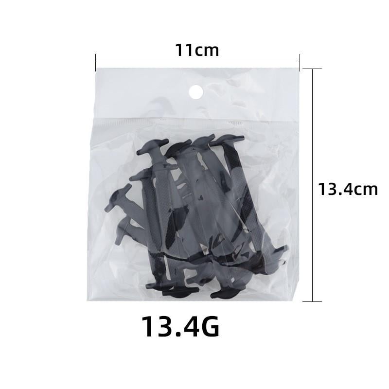 Шнурки для обуви силиконовые эластичные 16 шт. 8 пар Белый - фото 4 Шнурки для обуви силиконовые эластичные 16 шт. 8 пар Белый - фото 4