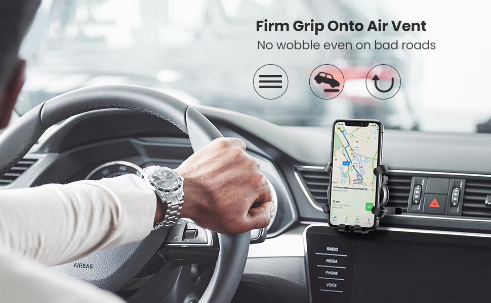 Тримач для телефону автомобільний UGREEN LP228 Black (22847) - фото 2 Тримач для телефону автомобільний UGREEN LP228 Black (22847) - фото 2