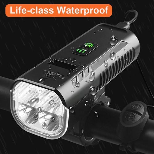 Велофара с сигналом FY-336-4T6 power bank Waterproof Li-Ion ЗУ microUSB Box - фото 7 Велофара с сигналом FY-336-4T6 power bank Waterproof Li-Ion ЗУ microUSB Box - фото 7