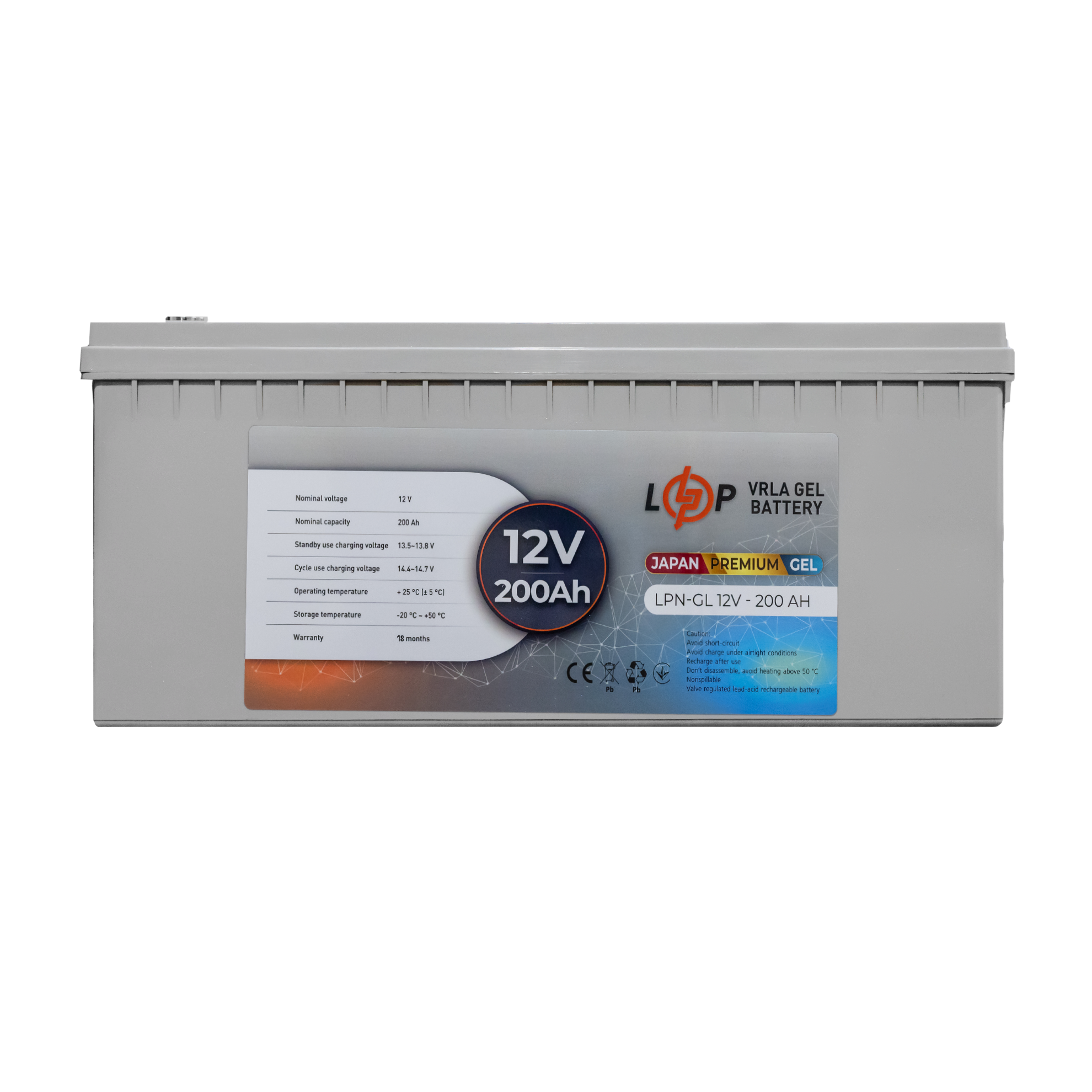 Аккумулятор гелевый LPN-GL 12V-200 Ah