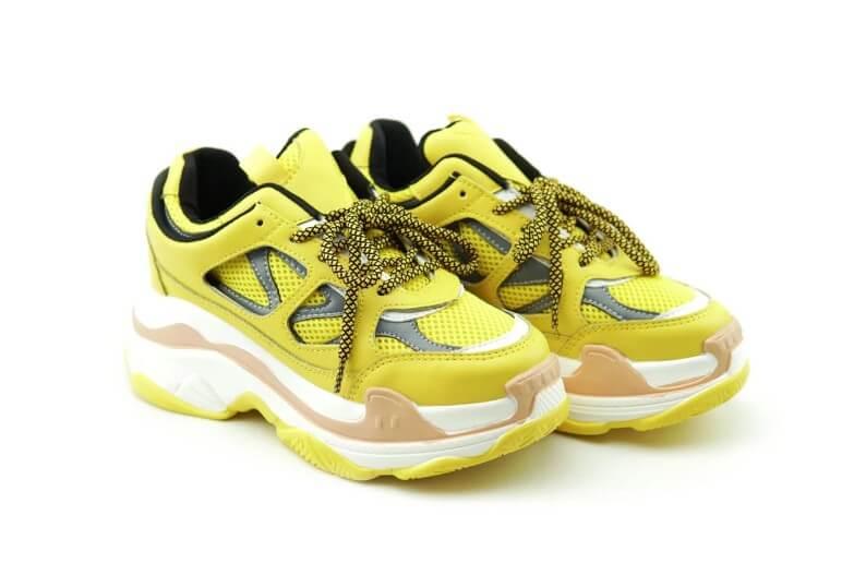 Кроссовки женские Cavaleri B2079-3 текстиль р. 38 Желтый (02433) - фото 4 Кроссовки женские Cavaleri B2079-3 текстиль р. 38 Желтый (02433) - фото 4