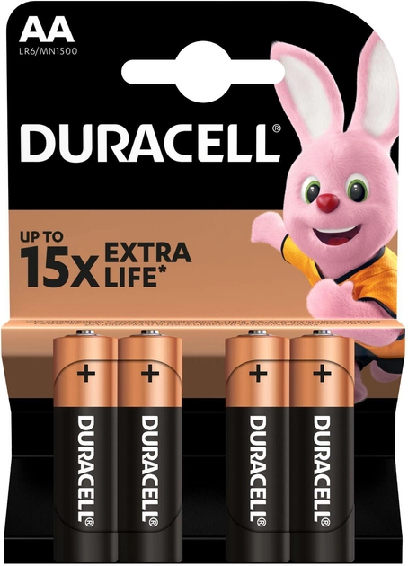 Батарейка Duracell EXTRA LIFE LR06 пальчик