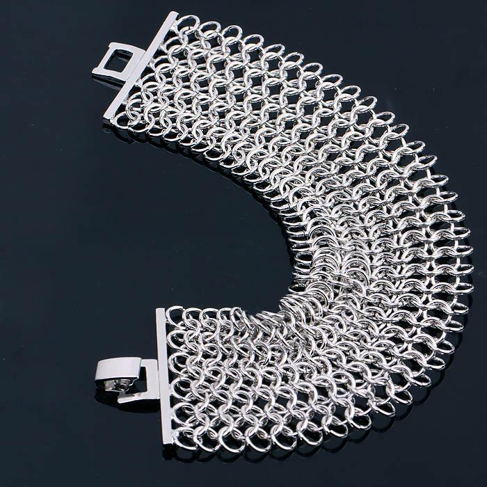 Браслет с серебряным покрытием X70555 Italina Серебряный