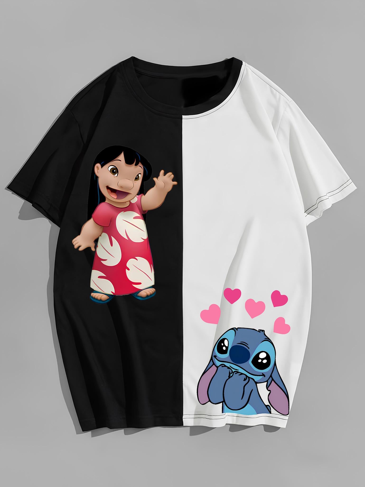 Футболка оверсайз Ліло та Стіч 57-504 M Різнокольоровий (39453)