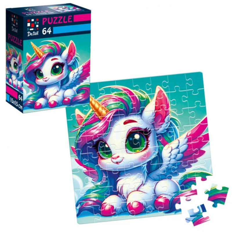 Пазлы Vladi Toys Мечтающая единорожка 64 детали (DT1234-01)