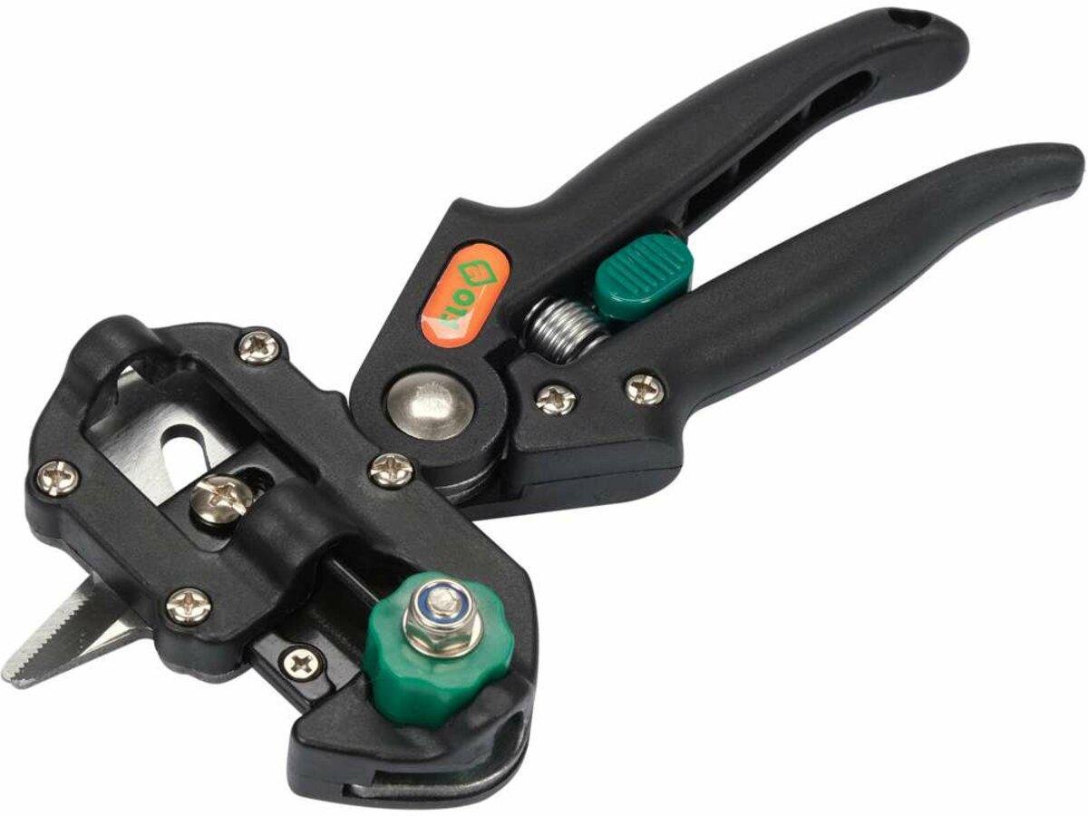 Секатор для щеплення гілок Flo з 2 функціями і 3 видами лез (20 мм)