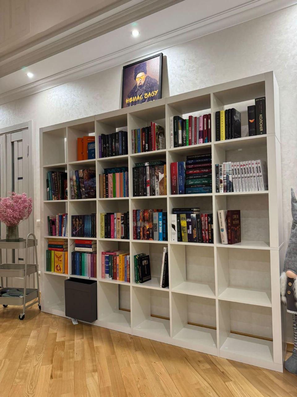 Шафа книжкова InteoМікс 5х6 2208х1854х290 мм Кашемір