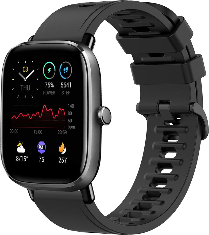 Ремешок Convex для Amazfit GTS 2 mini (20 мм) Black (22302-2B)