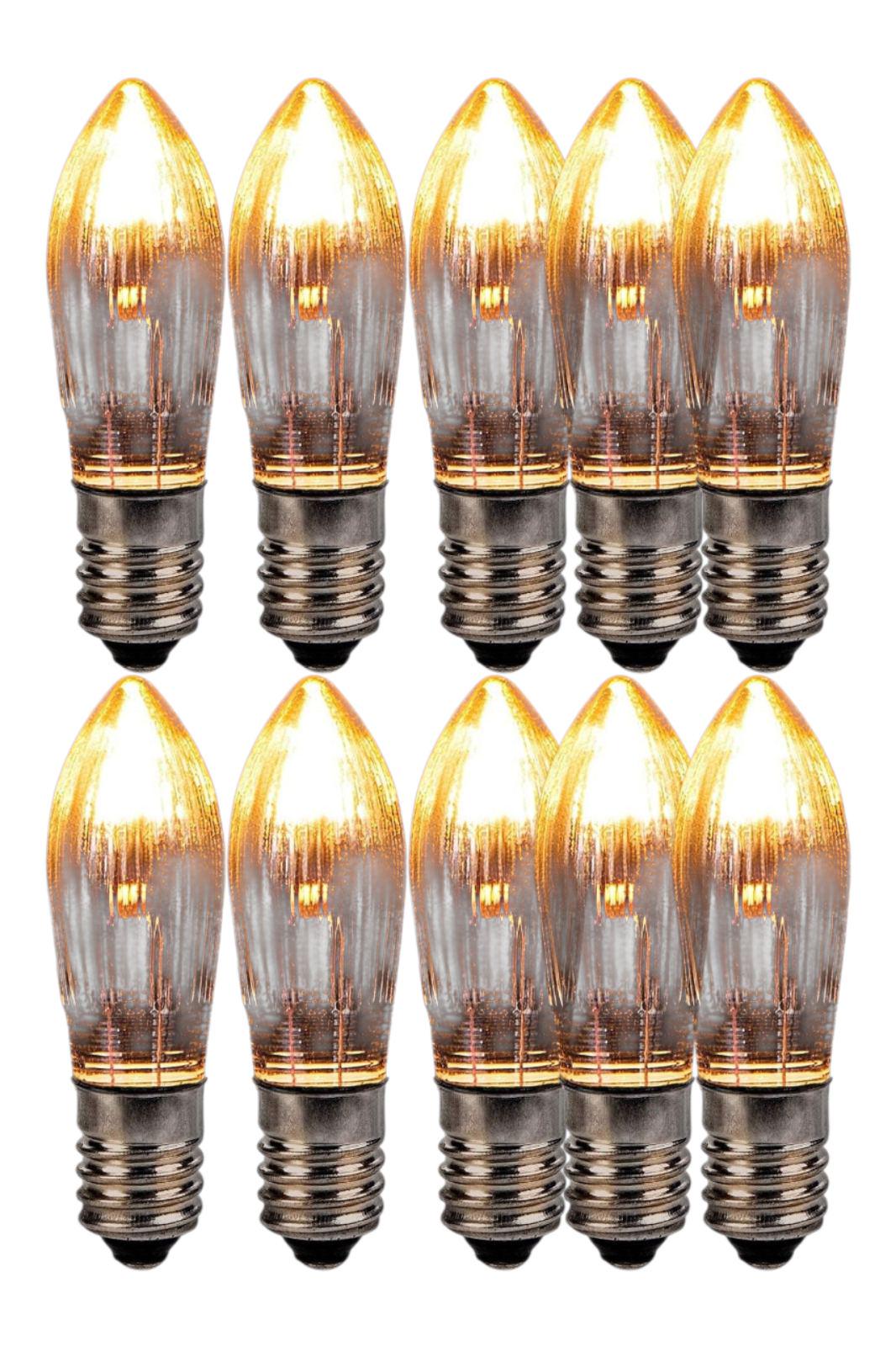 Лампочки 10 змінних E10 конічної форми 24 В 3 Вт для дуг і світлових арок