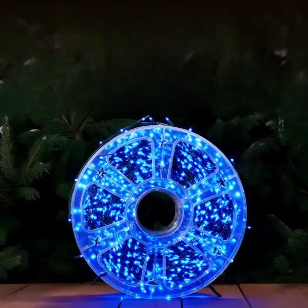 Гірлянда-нитка Роса Хвойна лапа 3000 LED 100 м Зелена нитка/Синє світло (D3000L100MGBL) - фото 7 Гірлянда-нитка Роса Хвойна лапа 3000 LED 100 м Зелена нитка/Синє світло (D3000L100MGBL) - фото 7