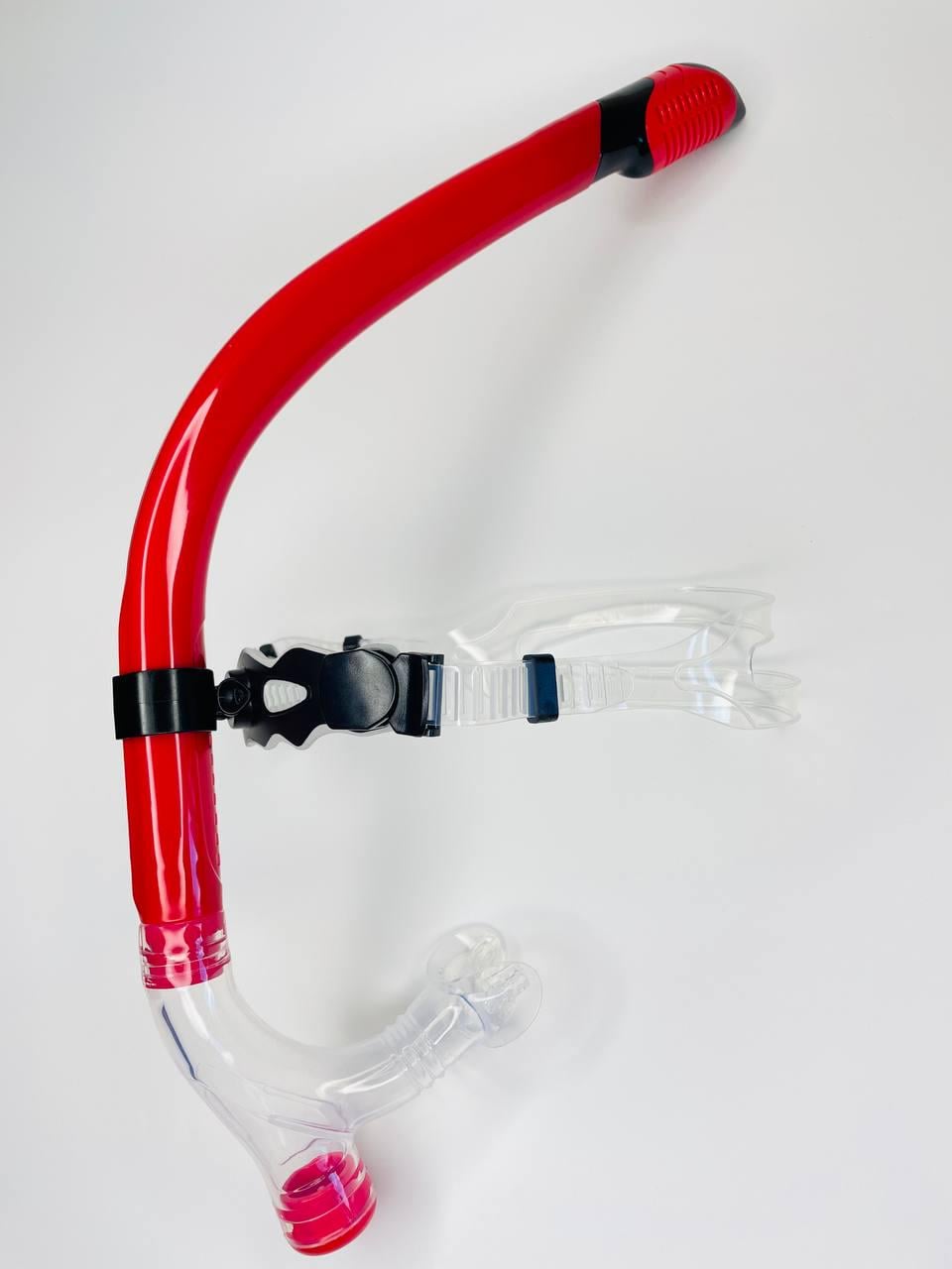 Трубка для плавання Flexa універсальна із сухим клапаном Dry Top (TRF0101Red)