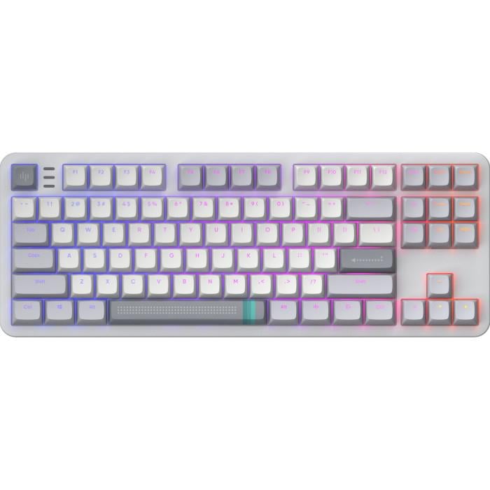 Клавиатура игровая механическая Dark Project ALU87 Daylight 87 клавиш G3MS Zircon USB RGB White/Grey (35227011)