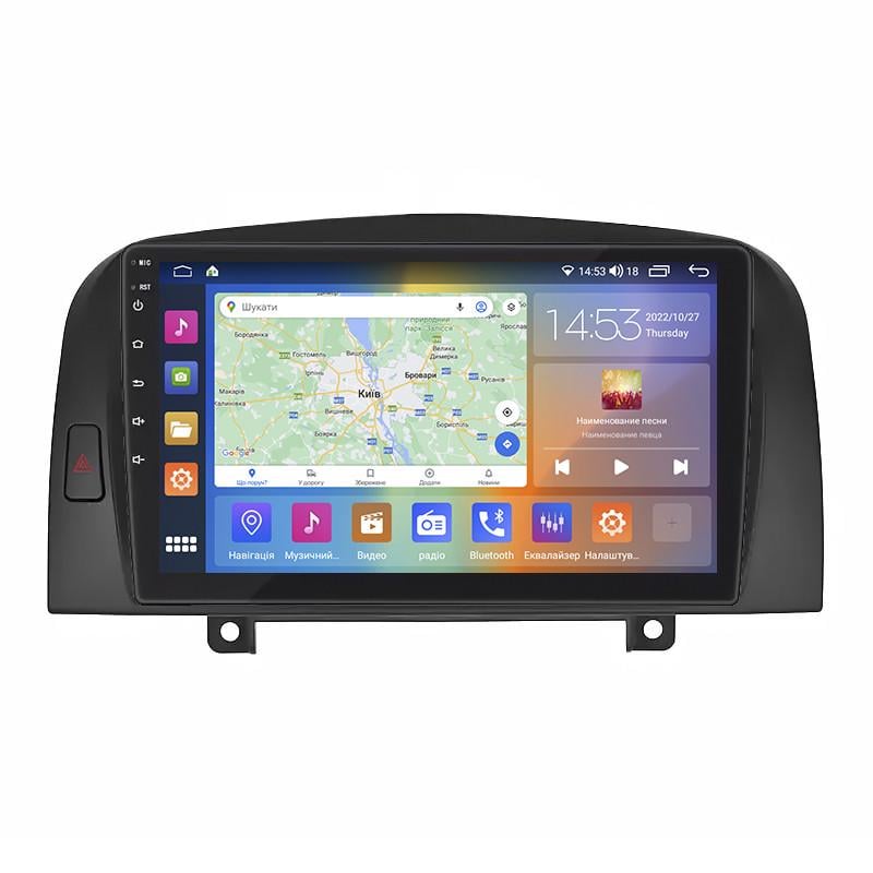 Автомагнитола штатная Lesko CarPlay/4G/Wi-Fi/GPS для Hyundai Sonata V NF 2004-2010 4/64Gb 9" (1748044461)