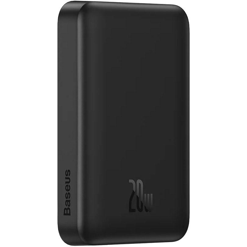 Внешний аккумулятор Baseus Magnetic Bracket Mini 10000 mAh 20W Black (P10059001113-00) - фото 3 Внешний аккумулятор Baseus Magnetic Bracket Mini 10000 mAh 20W Black (P10059001113-00) - фото 3