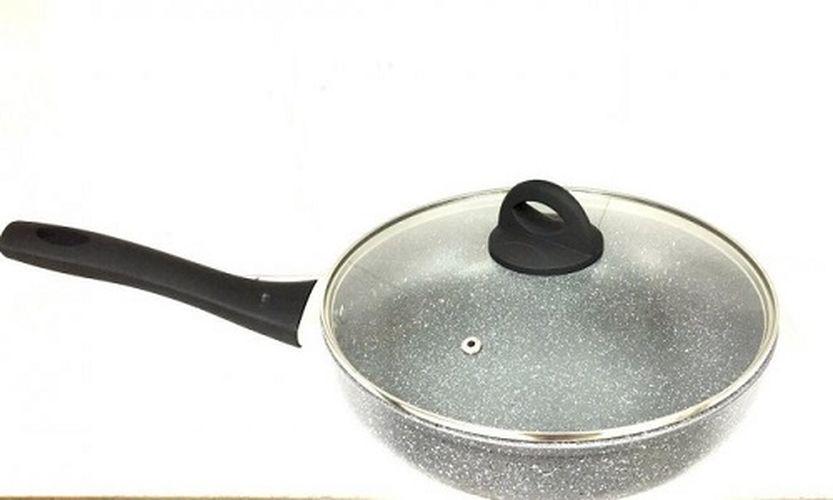 Сковорода глибока Benson BN-494 з мармуровим антипригарним покриттям 24 см/6,3 см (6-18-BN-494) Сковорода глибока Benson BN-494 з мармуровим антипригарним покриттям 24 см/6,3 см (6-18-BN-494)