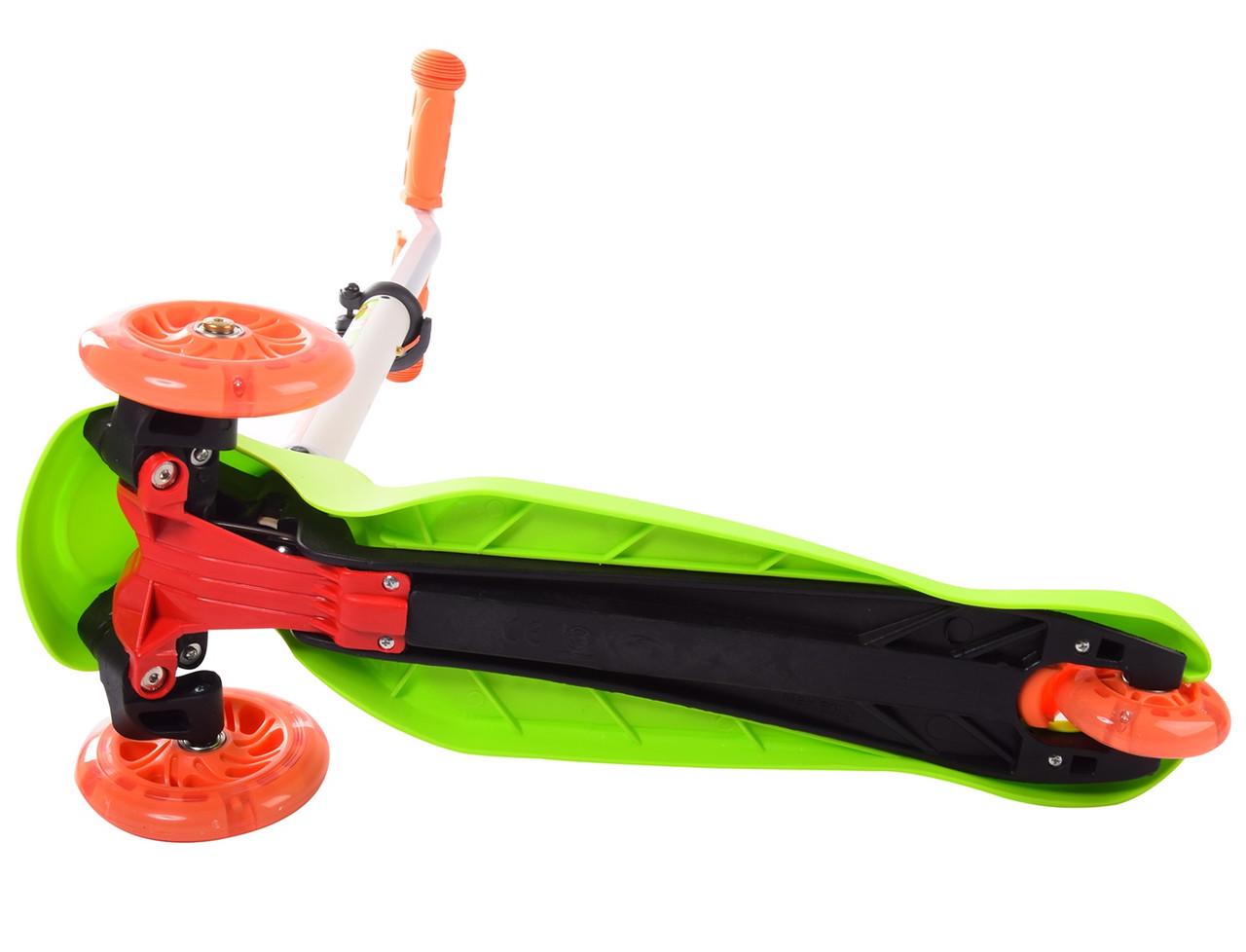 Самокат с подсветкой Hot Wheels с подшипниками ABEC 7 нагрузка до 50 кг (2132705233) - фото 3 Самокат с подсветкой Hot Wheels с подшипниками ABEC 7 нагрузка до 50 кг (2132705233) - фото 3