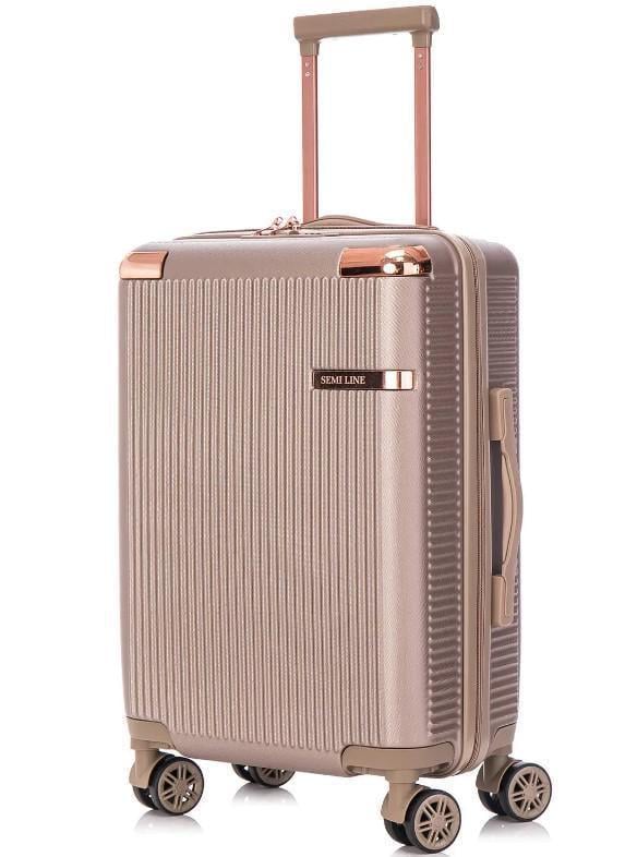 Чемодан SEMI LINE T5666-3 20" S Champagne (DAS302650)