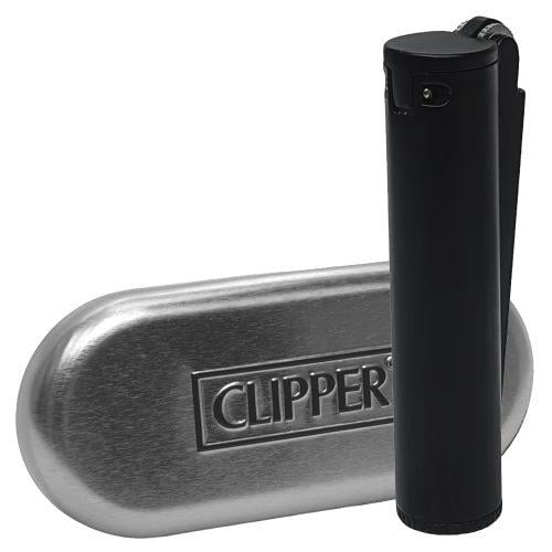 Зажигалка Clipper металл бензиновая Черный (11819879)