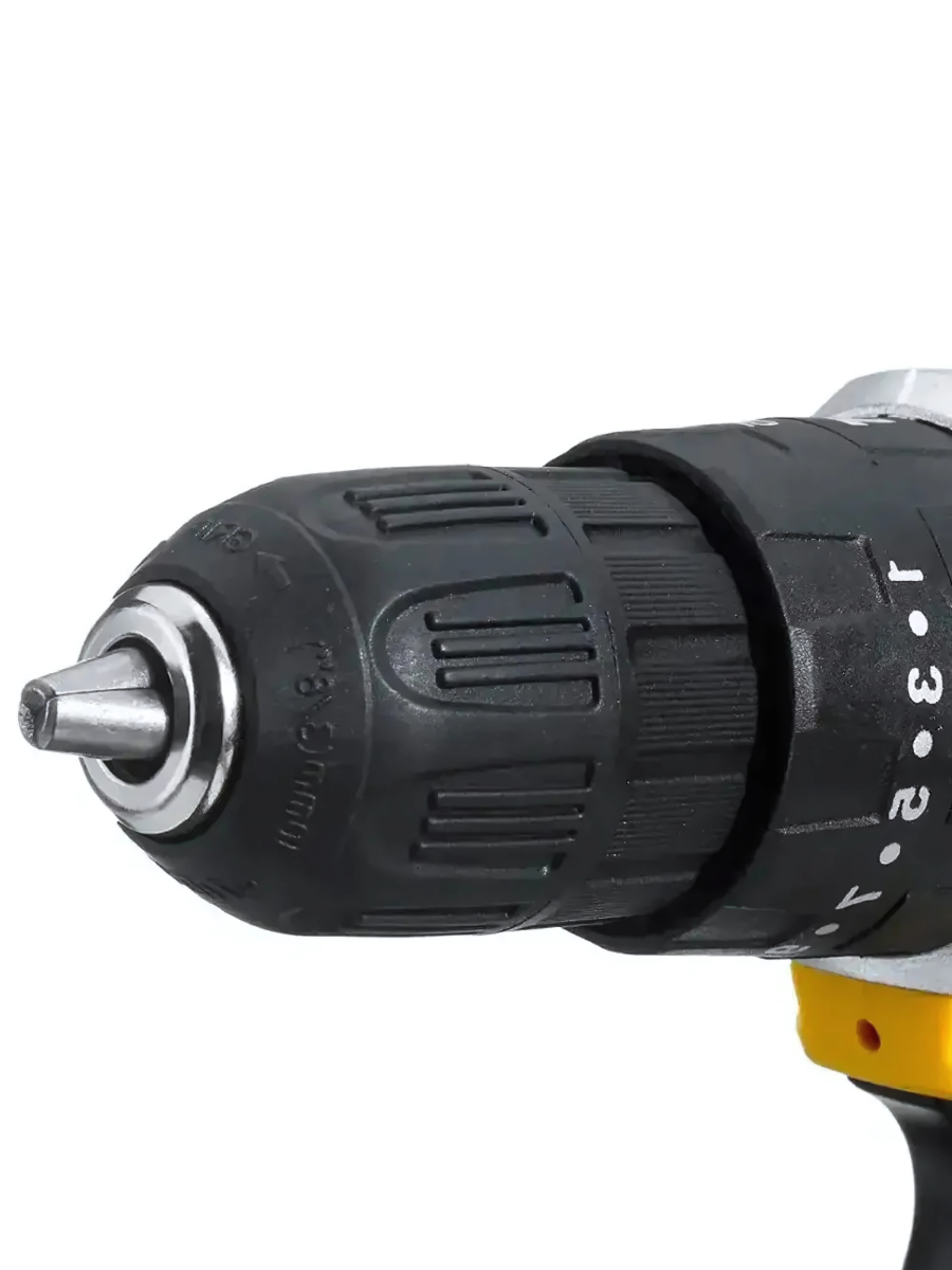 Дриль-шуруповерт акумуляторний 12V 1350 об/хв 24 предмети Жовто-Чорний (1663582196) - фото 10