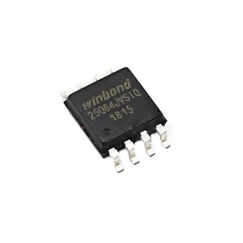 Чип флеш-память W25Q64 W25Q64JVSIQ SOP8 64 Мб Flash SPI (285682)