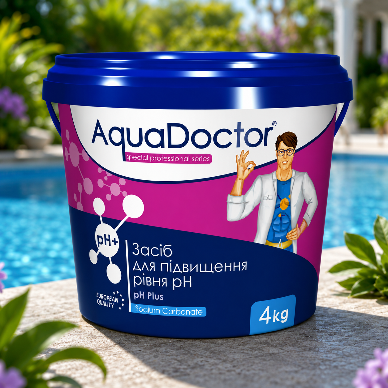 Препарат для підвищення рівня pH AquaDoctor pH plus 4 кг (24970)
