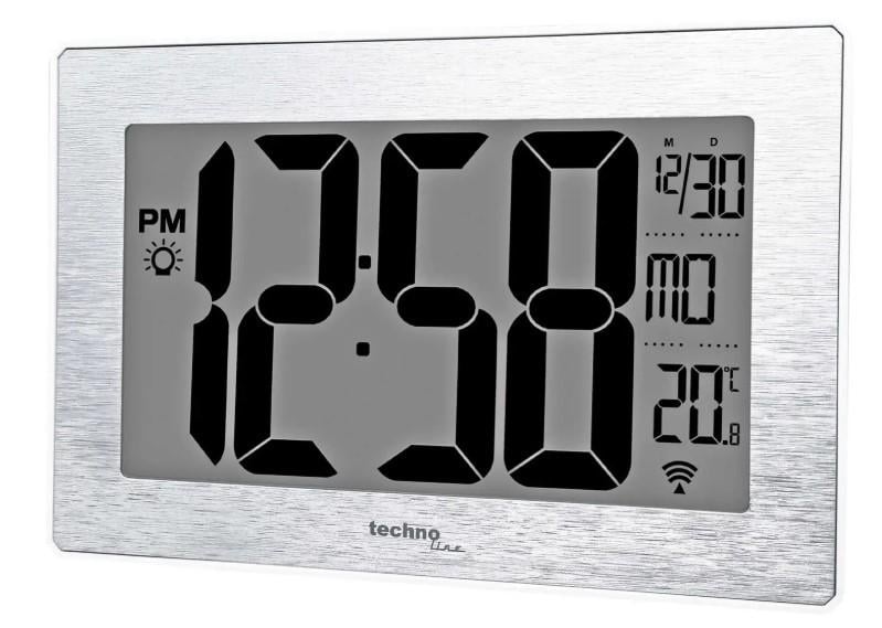Годинник настінний Technoline WS8019 Silver (WS8019)