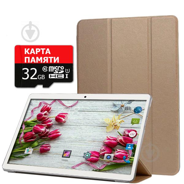 Планшет-телефон Adronix MT232 3G Gold 2/32GB + Чохол-книжка + Карта пам'яті 32GB - фото 2