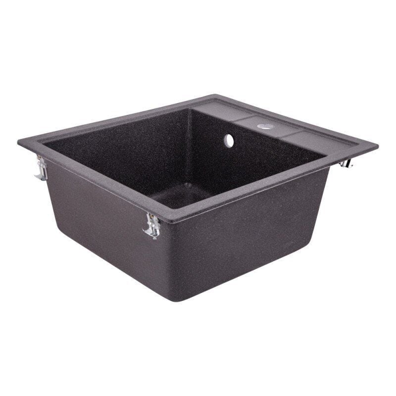 Мойка для кухни Lidz LIDZGRF13460515200 513x455 мм Черный (75353) - фото 5 Мойка для кухни Lidz LIDZGRF13460515200 513x455 мм Черный (75353) - фото 5