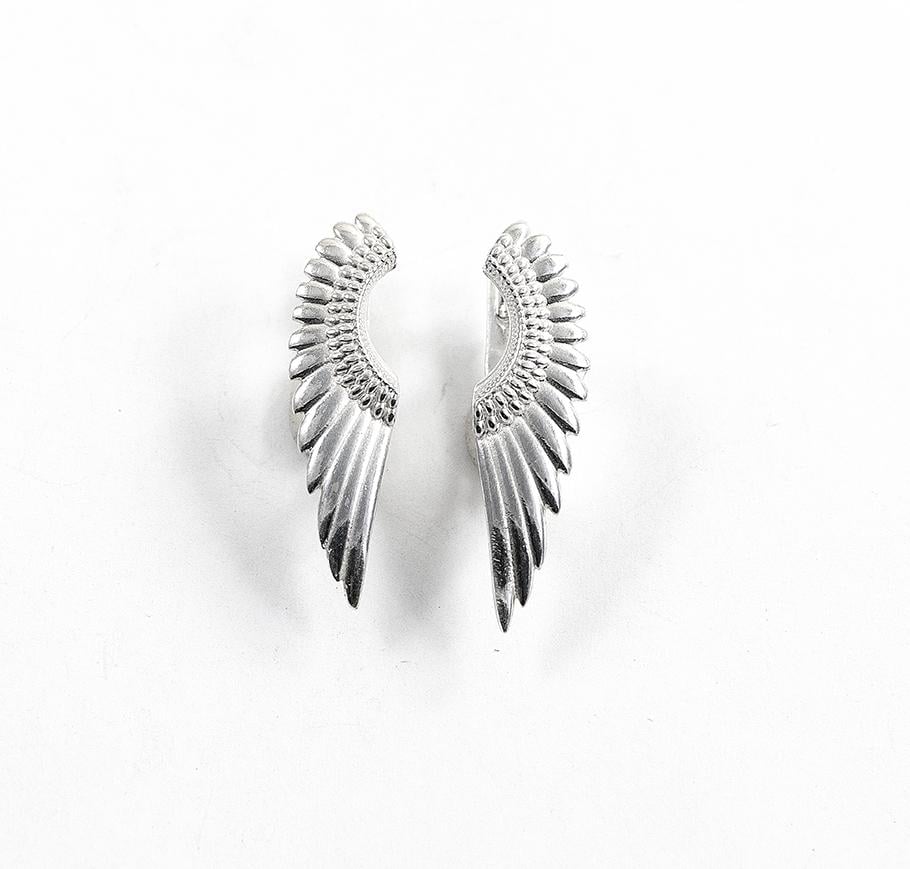 Серьги Maxi Silver 8560 Крылья (88560)