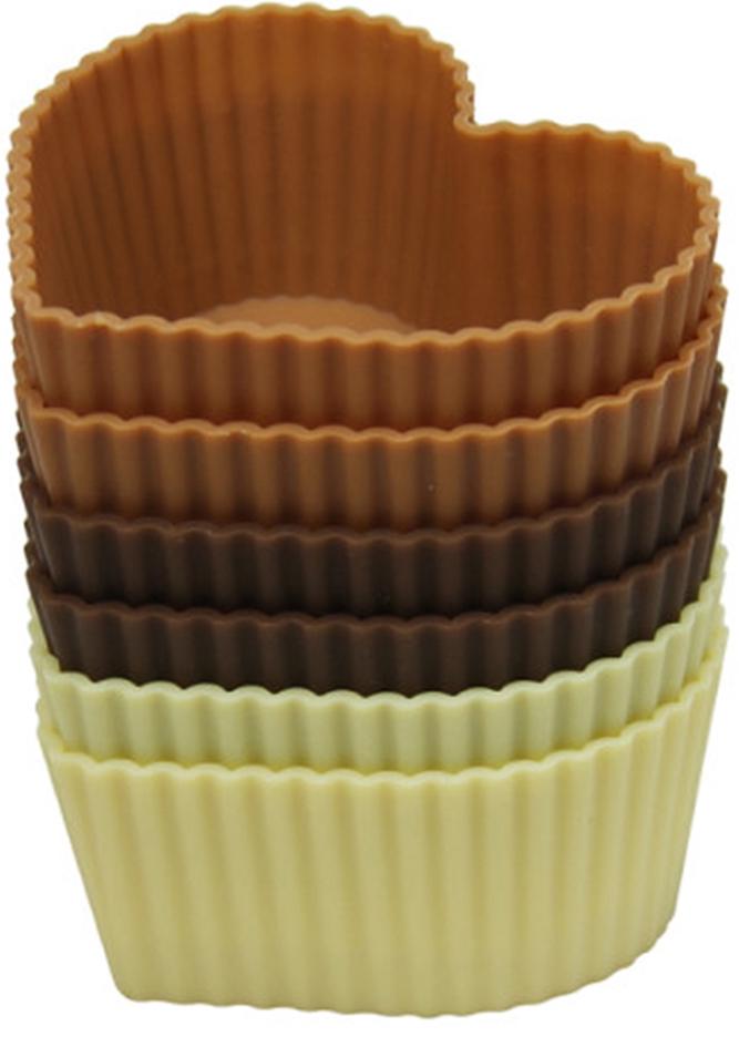 Набор силиконовых форм для кексов Maestro 6 шт. (MR-1057)