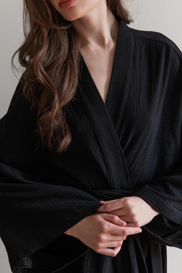 Халат мусліновий FORLY Darkness ONE (ML0035-16-04) - фото 5 Халат мусліновий FORLY Darkness ONE (ML0035-16-04) - фото 5