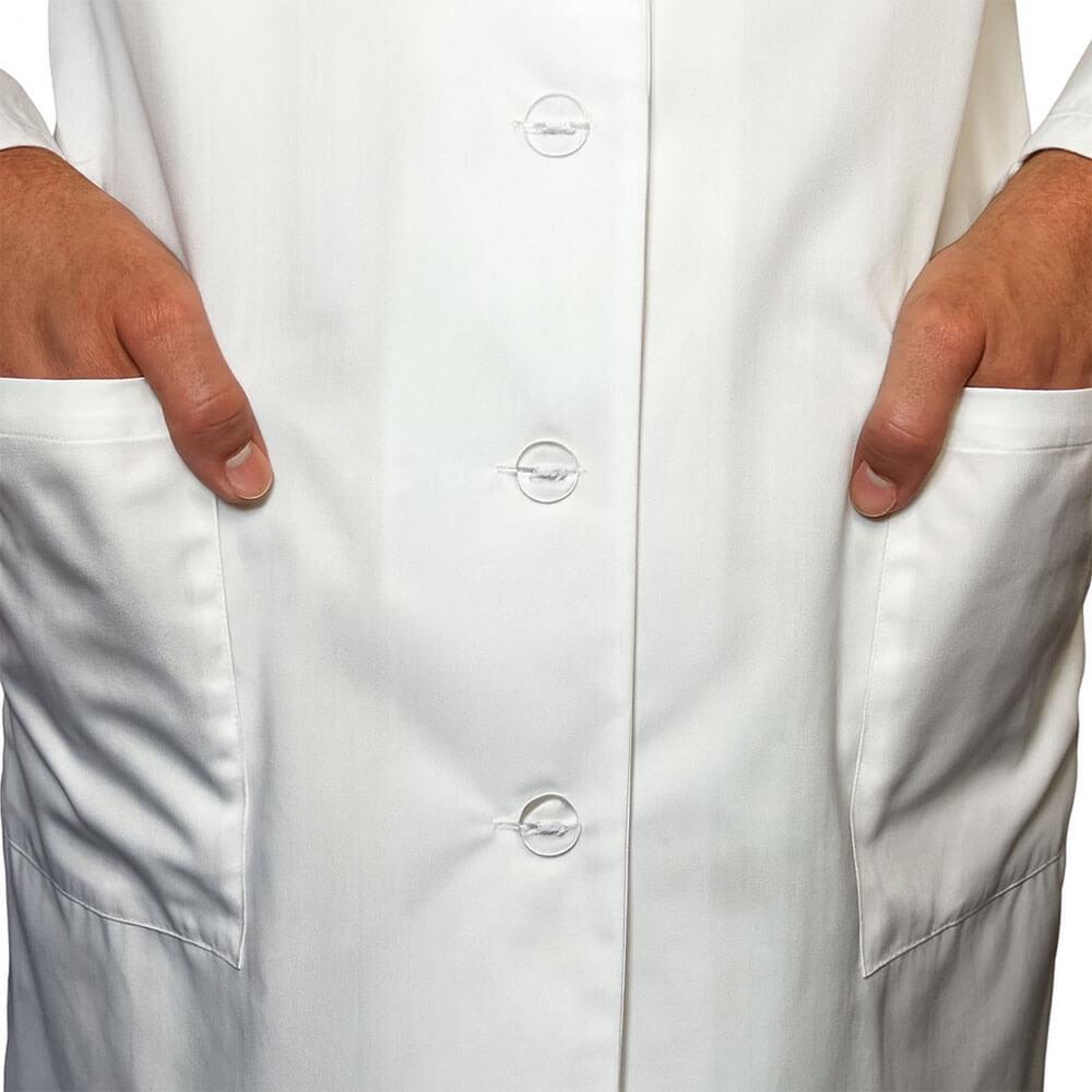 Медичний халат чоловічий р. 46-64-58 Білий (15512) - фото 4 Медичний халат чоловічий р. 46-64-58 Білий (15512) - фото 4