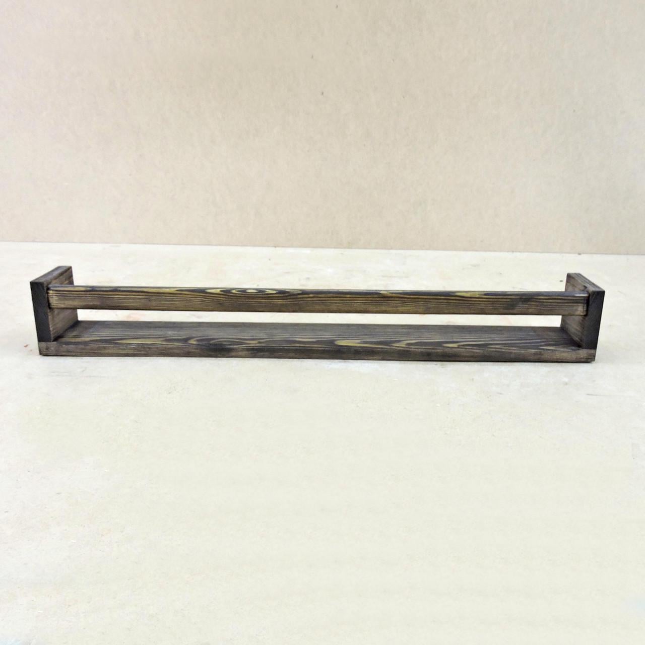 Полка настенная из дерева Кингкей 60 см Морион (НСП-601011)