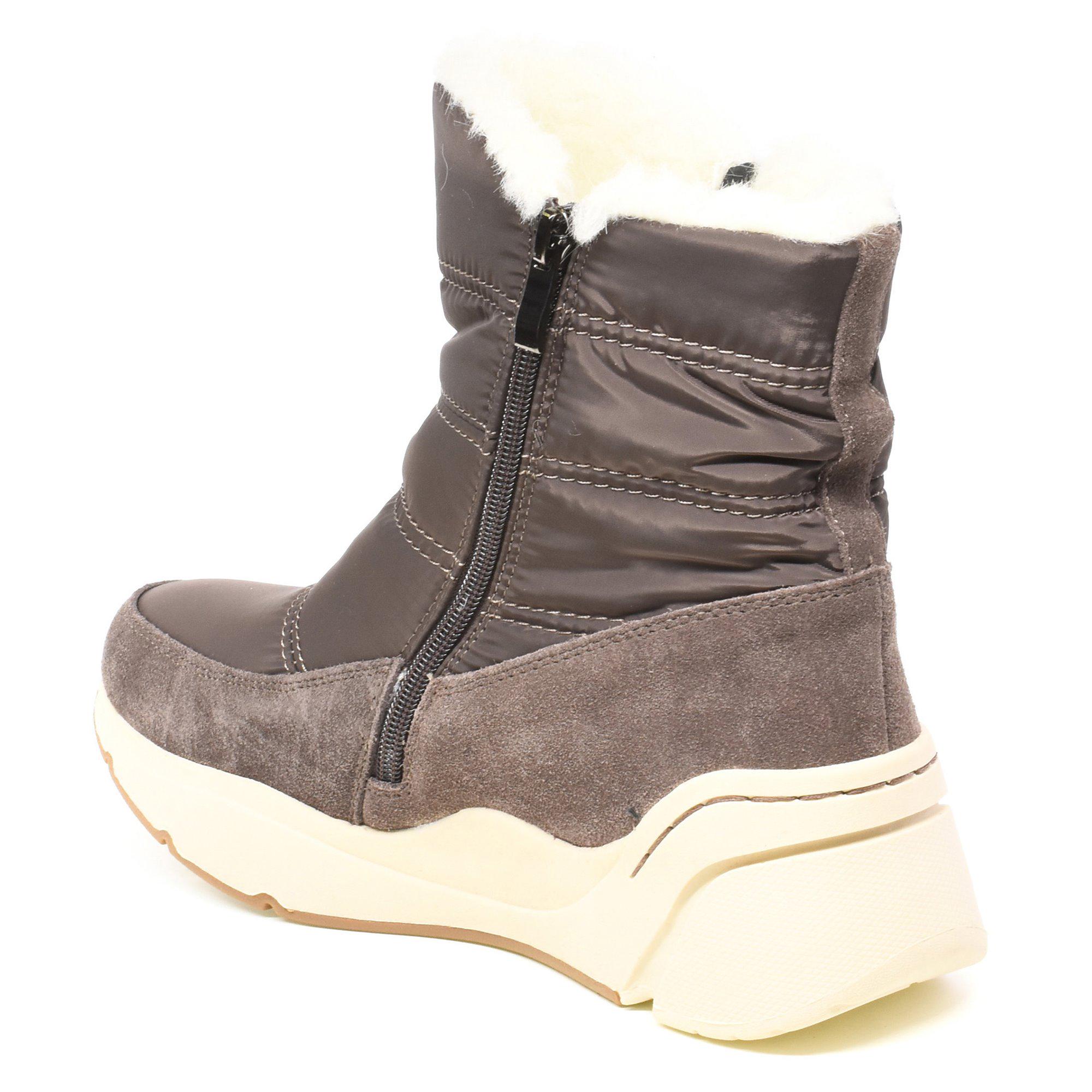 Дутики жіночі Baden р. 37 Сірий (013093-37) - фото 10