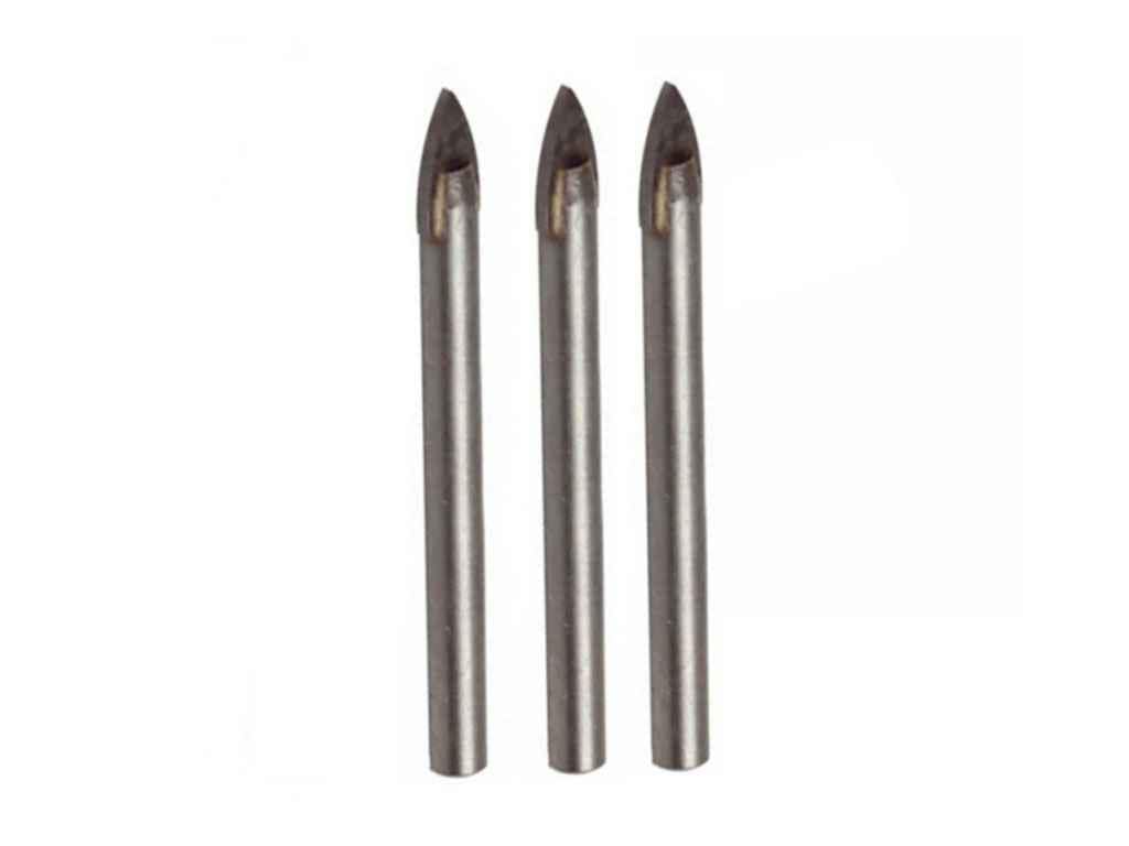 Свердло Kubis по склу та кераміці 2 різця 3 шт. (YG6X 07-01-1003)